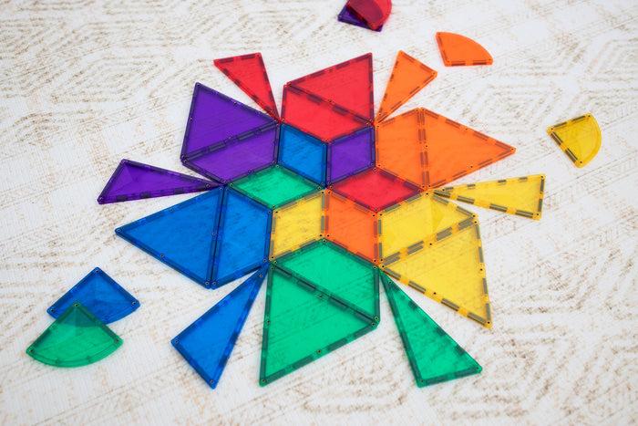 Connetix Magnetic Tiles Rainbow Shape Expansion 36 Piece Pack