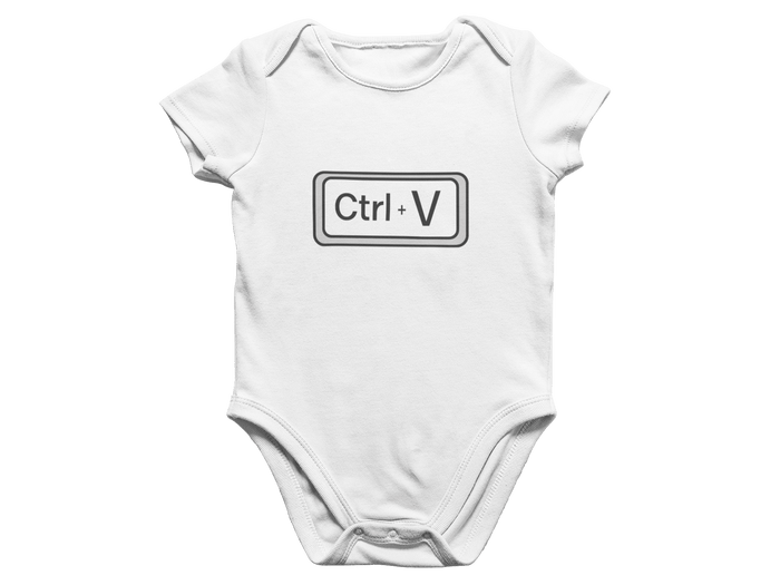 Copy & Paste Matching Dad and Baby Set - Ctrl+C Ctrl+V Shirt & Onesie matching outfit set product image 4 from Beast and Beauty