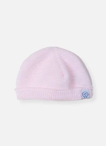 Cotton Knitted Hat - Soft Pink Hat La Manufacture de Layette