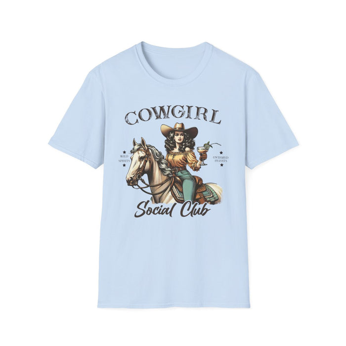 Cowgirl Social Club T-Shirt - funny t-shirt by Cheeky Business