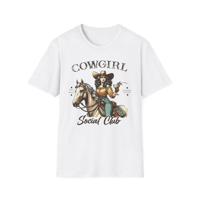 Cowgirl Social Club T-Shirt - funny t-shirt by Cheeky Business