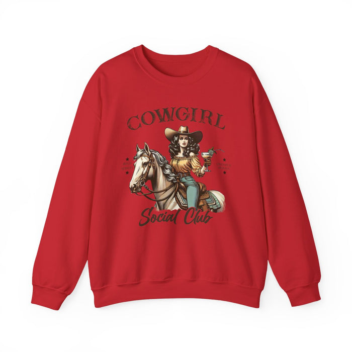 Cowgirl Social Club Western Sweatshirt - funny sweatshirt by Cheeky Business