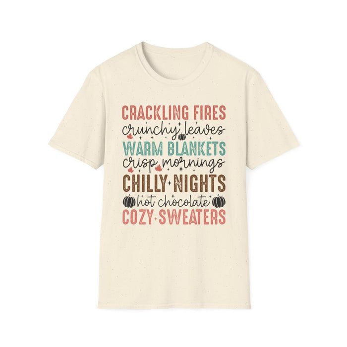 Cozy Fall Vibes T-Shirt - funny t-shirt by Cheeky Business