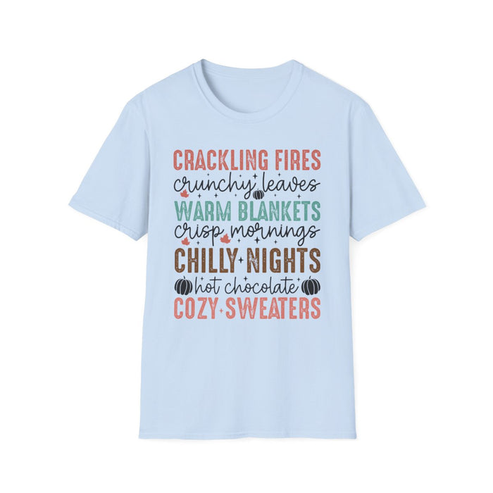Cozy Fall Vibes T-Shirt - funny t-shirt by Cheeky Business