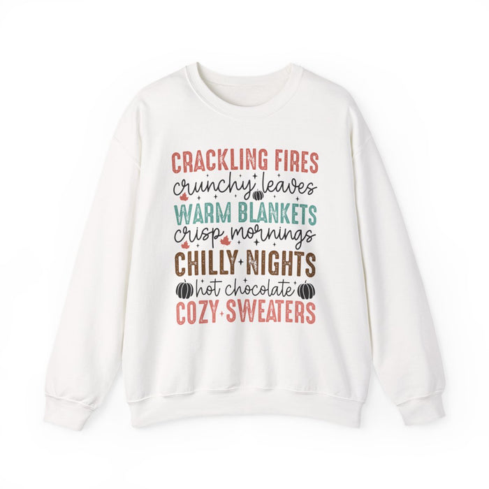 Crackling Fires Crunchy Leaves Sweatshirt - funny sweatshirt by Cheeky Business