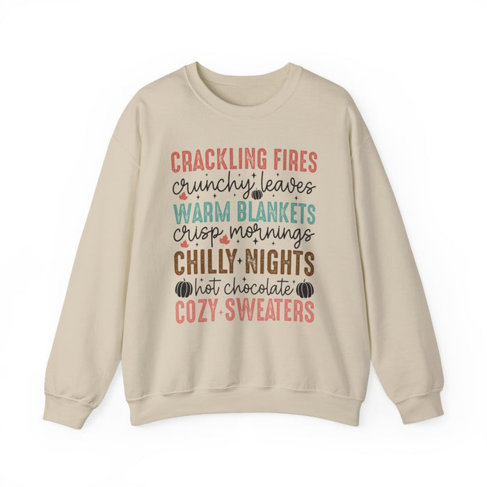 Crackling Fires Crunchy Leaves Sweatshirt - funny sweatshirt by Cheeky Business