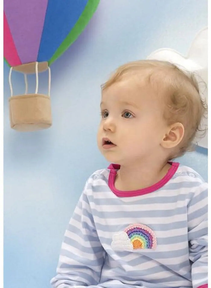 Crochet Rainbow Babygrow, Albetta Sleepsuit / Babygrow Albetta UK