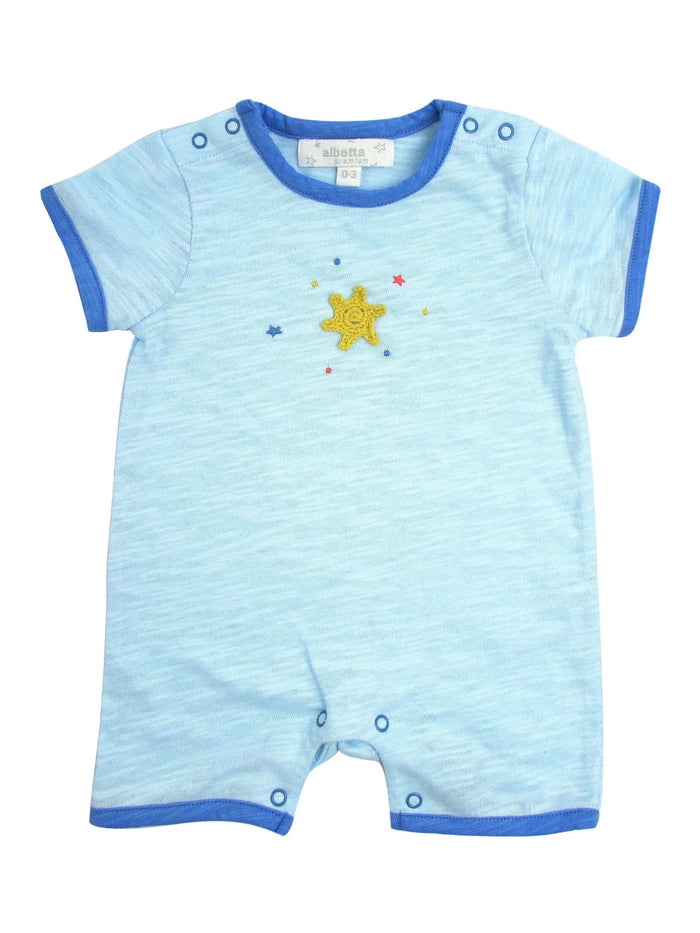 Crochet Starfish Blue Bodysuit, Albetta Bodysuit / Vest Albetta UK