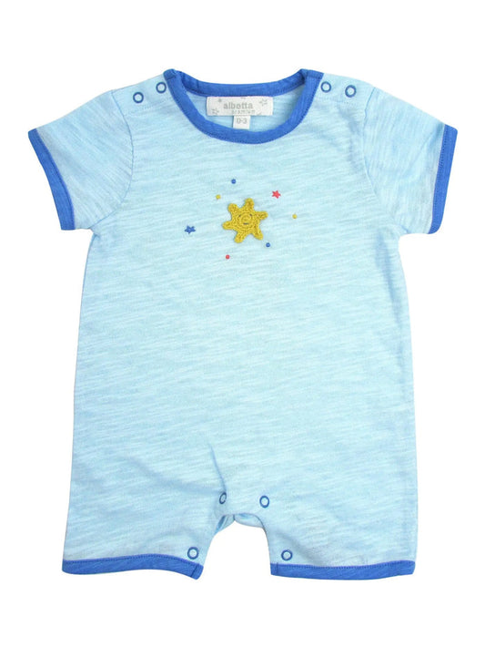 Crochet Starfish Blue Bodysuit, Albetta Bodysuit / Vest Albetta UK