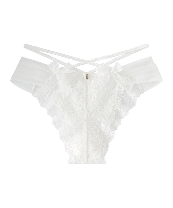 Cross Lace Ribbon Cheeky