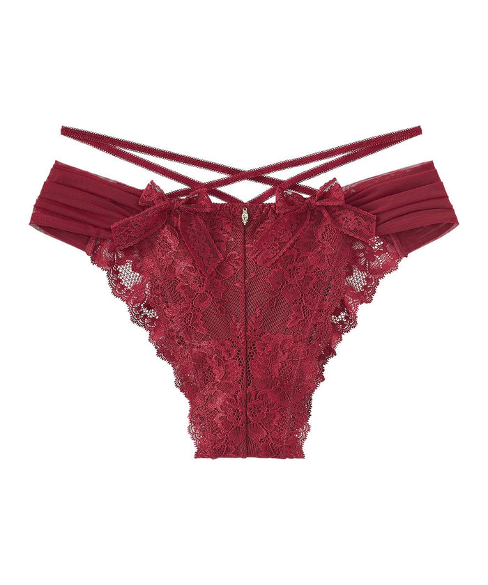 Cross Lace Ribbon Cheeky
