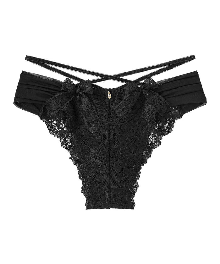 Cross Lace Ribbon Cheeky