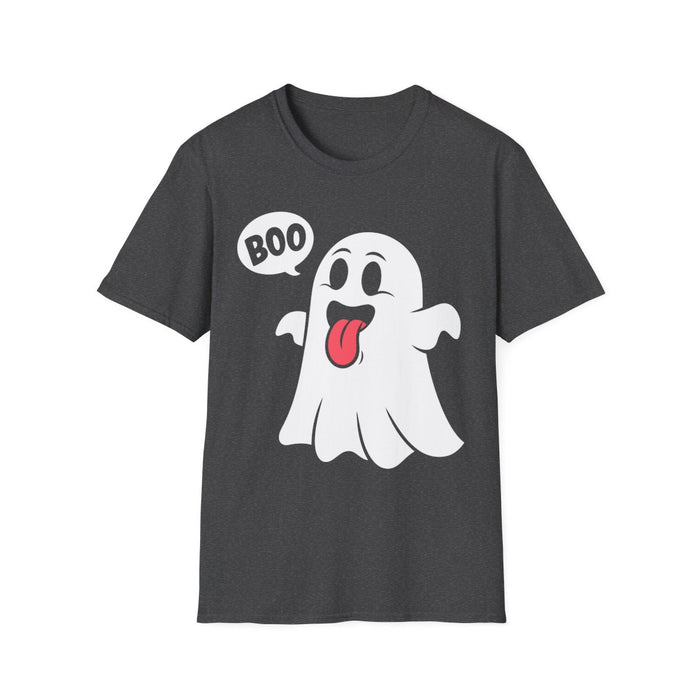 Cute Boo Ghost Halloween T-Shirt - funny t-shirt by Cheeky Business