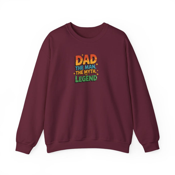 Dad The Man The Myth The Legend Sweatshirt - funny sweatshirt by Cheeky Business