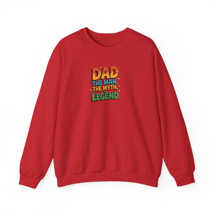 Dad The Man The Myth The Legend Sweatshirt - funny sweatshirt by Cheeky Business