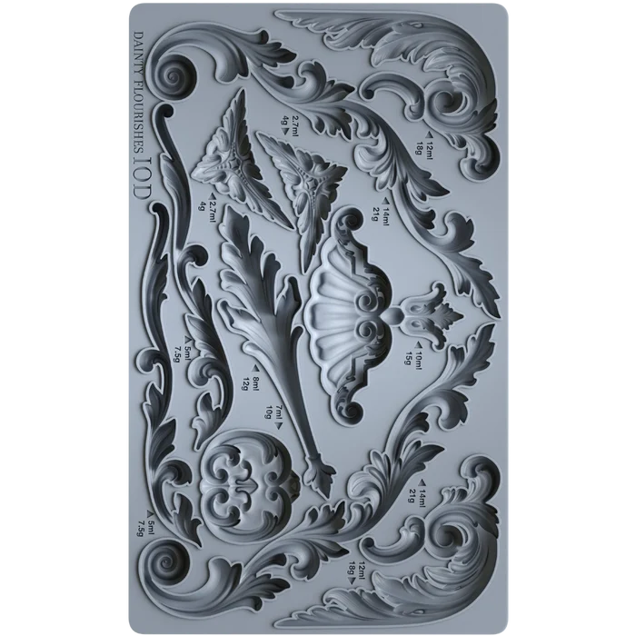 Dainty Flourishes IOD Décor Mould
