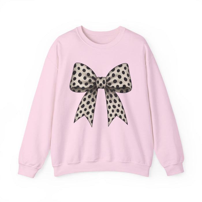 Dalmatian Bow Sweatshirt - funny sweatshirt by Cheeky Business