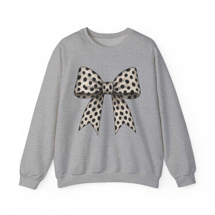 Dalmatian Bow Sweatshirt - funny sweatshirt by Cheeky Business
