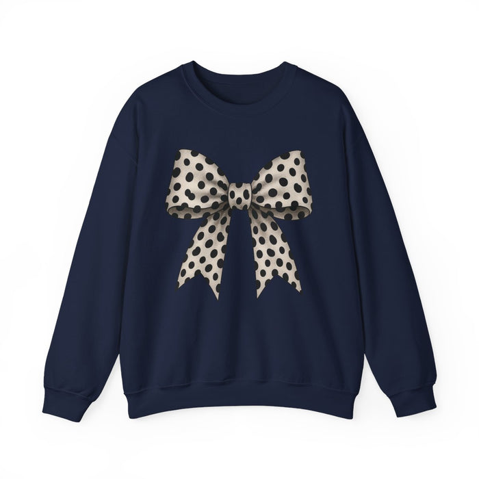 Dalmatian Bow Sweatshirt - funny sweatshirt by Cheeky Business