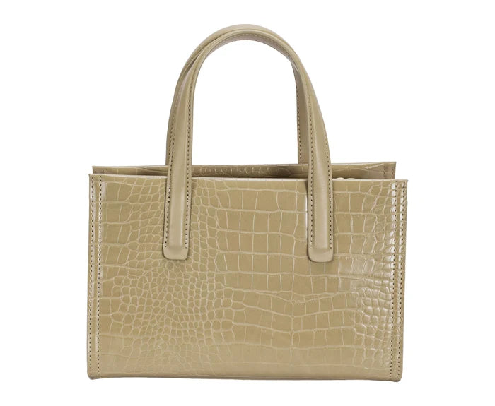 David Jones Crocodile Pattern Handbag