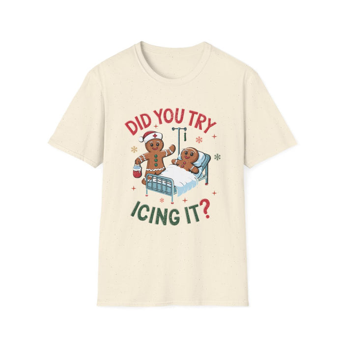 Did You Try Icing It Funny Christmas T-Shirt - funny t-shirt by Cheeky Business