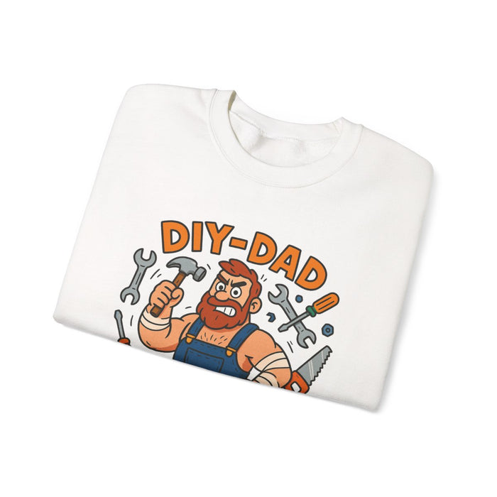 DIY Dad 5% Fixing 95% Swearing Sweatshirt - funny sweatshirt by Cheeky Business