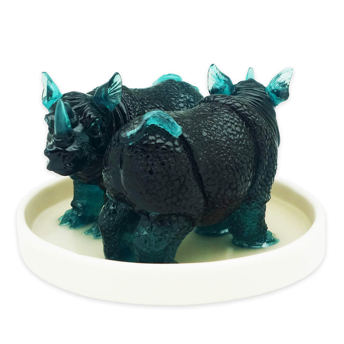Double Horned Rhinoceros Duo