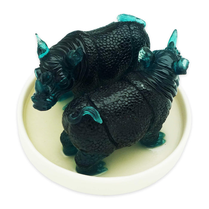 Double Horned Rhinoceros Duo