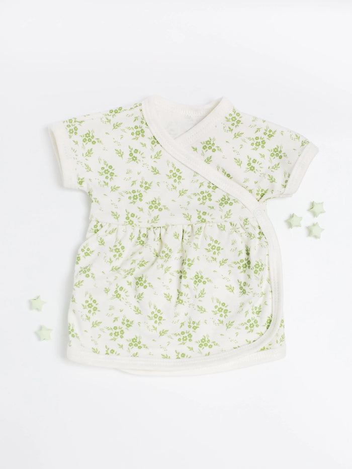 Dress, Apple Floral, Premium 100% Organic Cotton Dress Tiny & Small