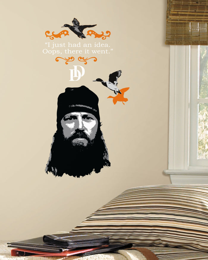 Duck Dynasty Jase Peel and Stick Giant Wall Decals