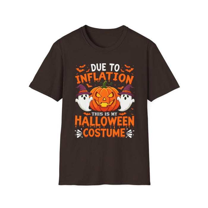 Due to Inflation This Is My Halloween Costume T-Shirt - funny t-shirt by Cheeky Business