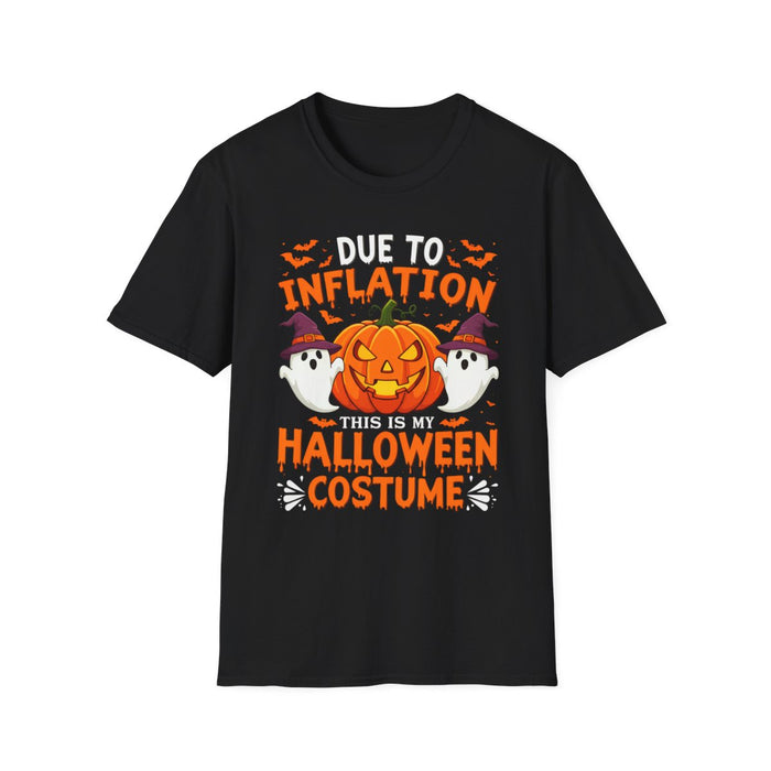 Due to Inflation This Is My Halloween Costume T-Shirt - funny t-shirt by Cheeky Business