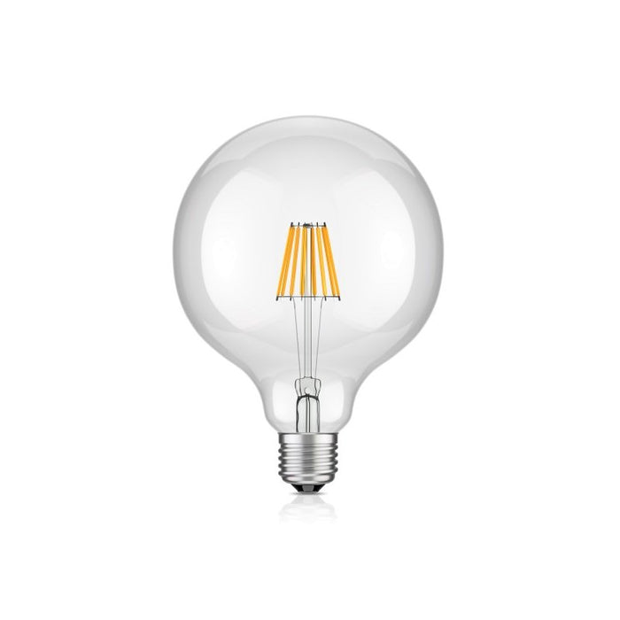 E27 LED Leuchtmittel GLOBE KLAR - nicht dimmbar, 806 Lumen (Pendelleuchten)