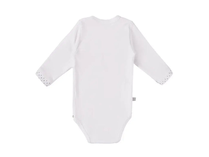 Early Baby Bodysuit, Embroidered Little Chick Design - White Bodysuit / Vest EEVI