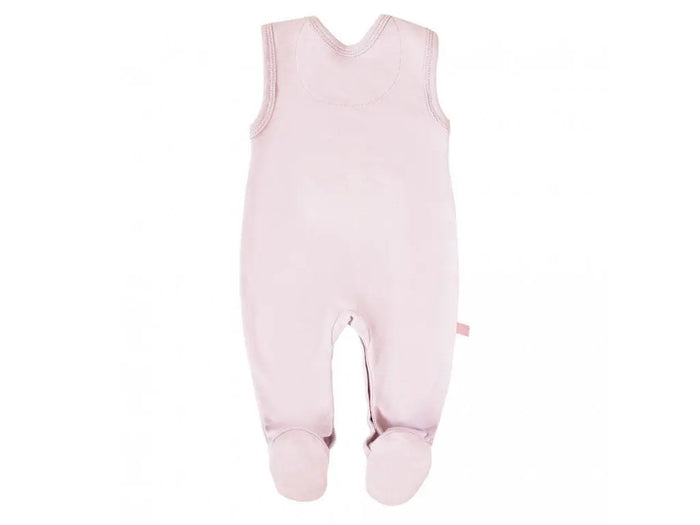 Early Baby Top & Bunny Footed Dungarees Set - Pink Dungaree EEVI