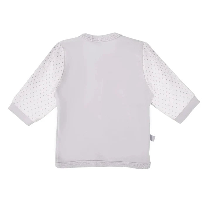 Early Baby Wraparound Top, Grey Top / T-shirt EEVI