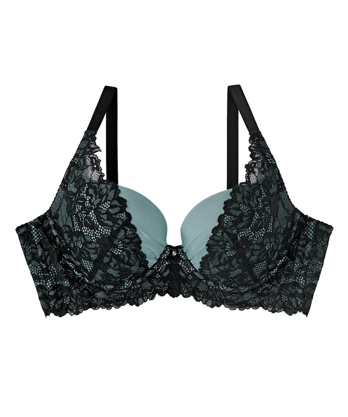 Elegant Tulle Side Support Push-Up Bra
