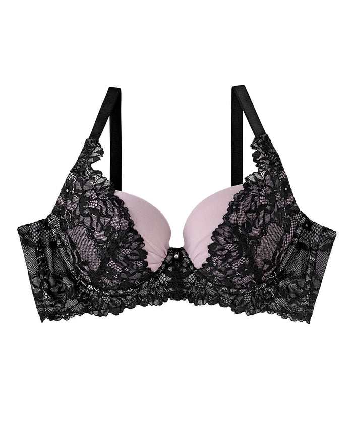 Elegant Tulle Side Support Push-Up Bra