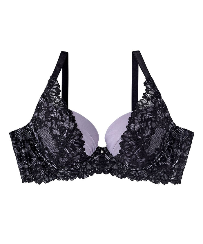 Elegant Tulle Side Support Push-Up Bra
