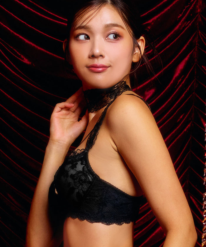 Embroidered Lace Push-Up Bra