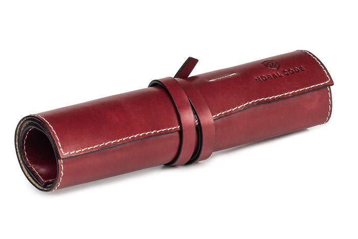Moral Code Entry Tech Kit -Tan Leather-  #color_red-leather