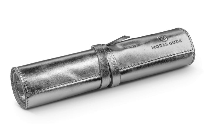 Moral Code Entry Tech Kit - #color_silver-metallic-leather