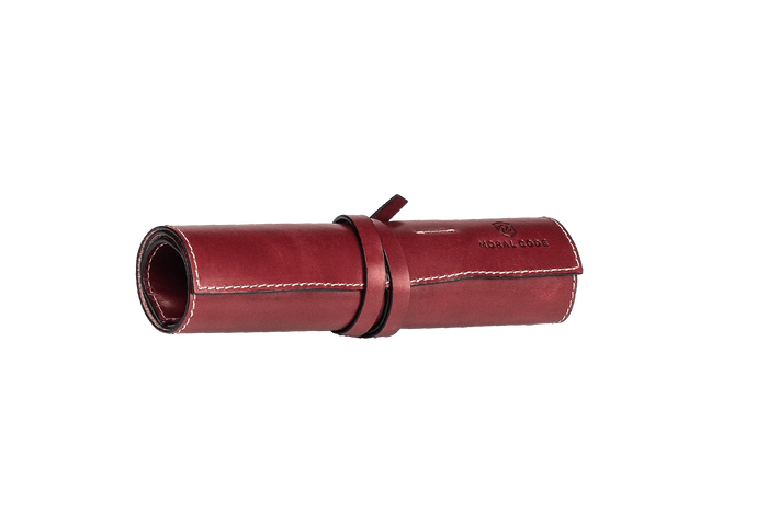 Red Leather / One Size
