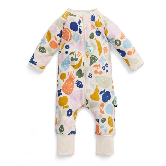 ergoPouch Layer | Long Sleeve Zip Bodysuit 1.0 TOG - Fruit Salad