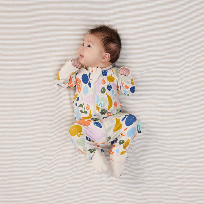 ergoPouch Layer | Long Sleeve Zip Bodysuit 1.0 TOG - Fruit Salad