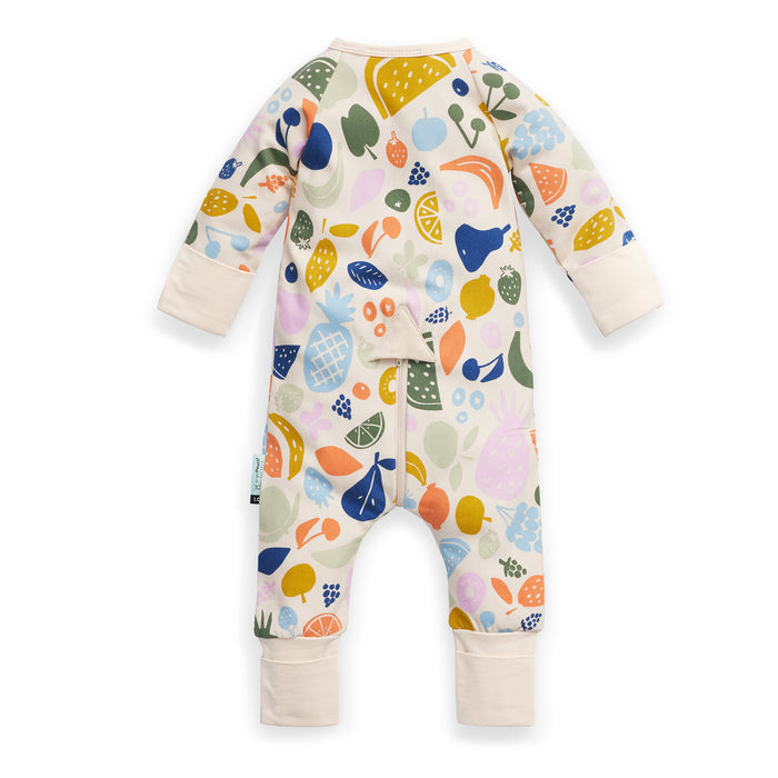 ergoPouch Layer | Long Sleeve Zip Bodysuit 1.0 TOG - Fruit Salad