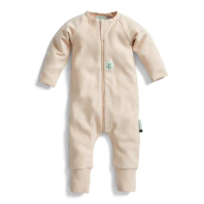 ergoPouch Layer | Long Sleeve Zip Bodysuit 1.0 TOG - Vanilla
