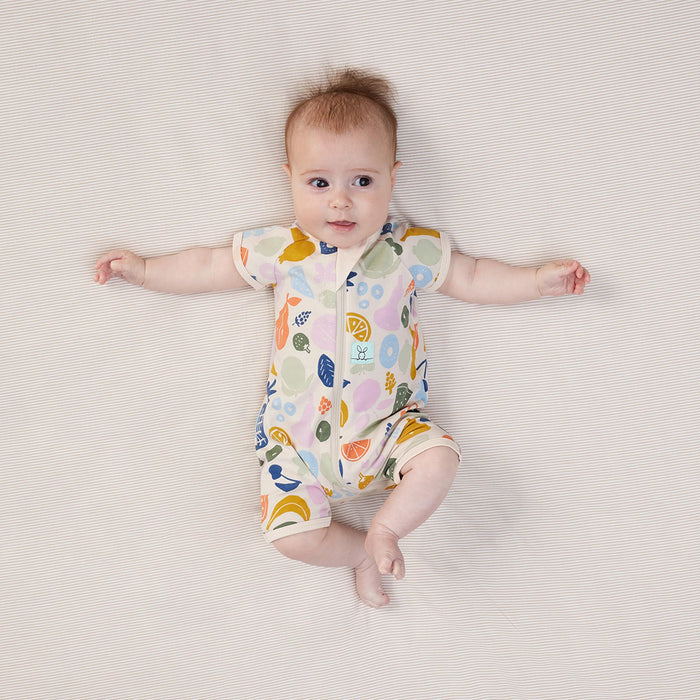 ergoPouch Layer | Short Sleeve Zip Bodysuit 0.2 TOG  - Fruit Salad