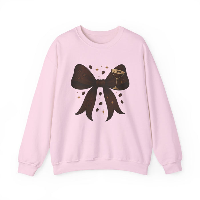 Espresso Martini Bow Sweatshirt - funny sweatshirt by Cheeky Business