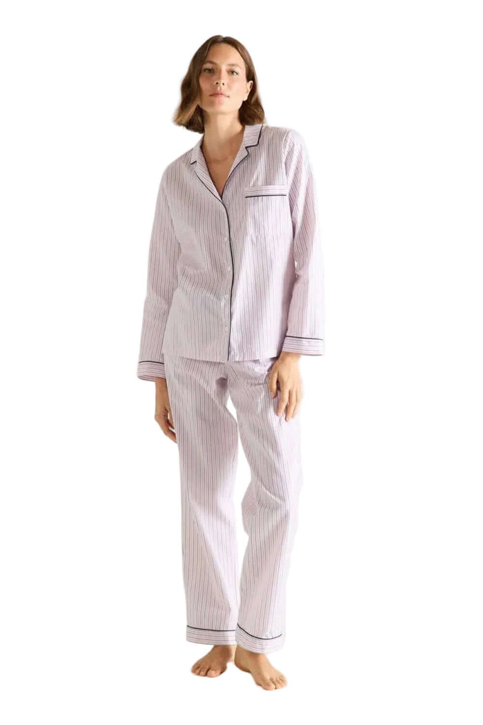 Laurence Tavernier Essentiel Long Pj Set in Rose